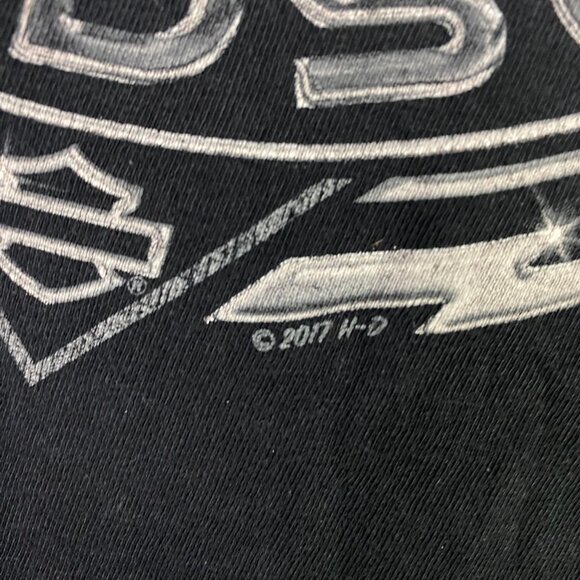 Harley Davidson Motorcycles T Shirt Skull Savannah Georgia Men's XL Fits Large - Picture 4 of 12